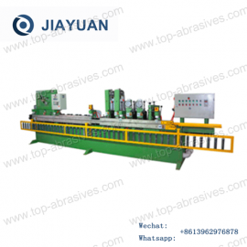 Abrasive Sanding Belt Converting Machine With Continous Skiving Part Glue Coating